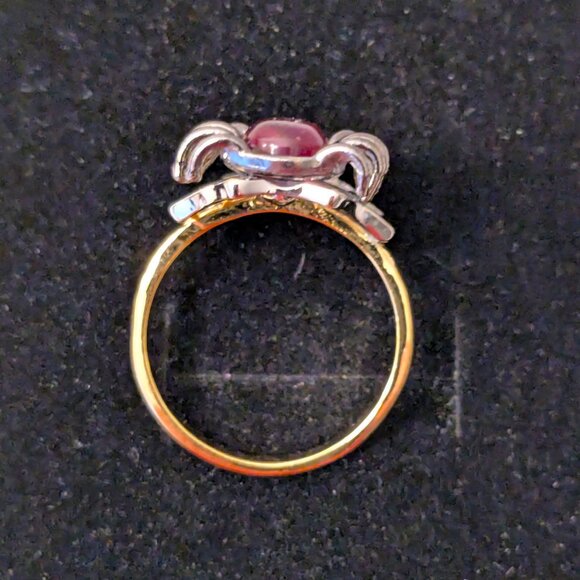 New! Size 12 Spider in a Web Ring - Picture 3 of 3